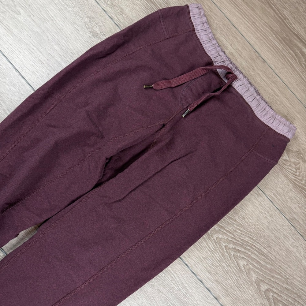 Lululemon Women Jogger Pants Scuba High Rise Heathered Plum Size 8